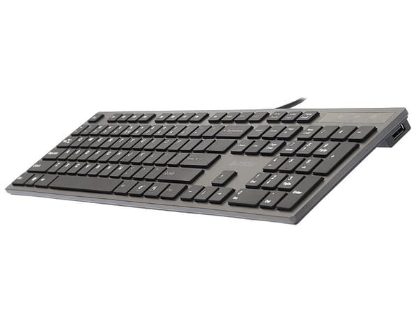 A4Tech KV-300H tastatur USB QWERTY Sort, Grå