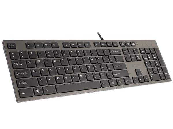 A4Tech KV-300H tastatur USB QWERTY Sort, Grå