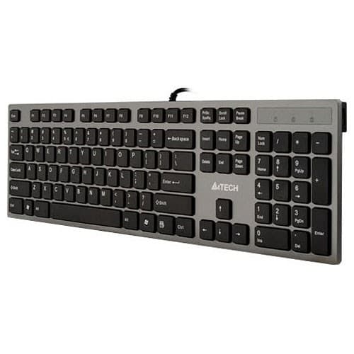 A4Tech KV-300H tangentbord USB QWERTY Svart, Grå