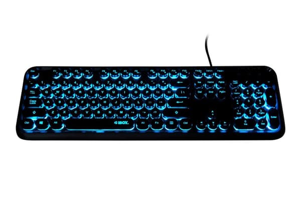 TASTATUR I-BOX PULSAR IKS620, LED, KABELFORBINDET