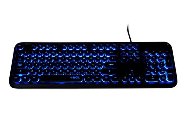 TASTATUR I-BOX PULSAR IKS620, LED, KABELFORBINDET