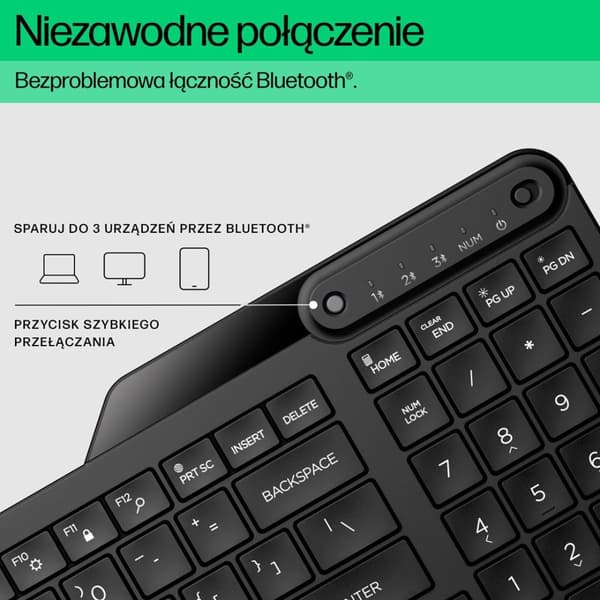 HP 460 Bluetooth-tastatur til flere enheder
