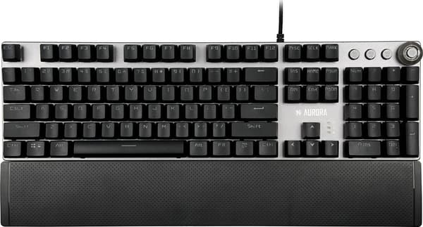 iBox Aurora K-3 tangentbord USB QWERTY Silver