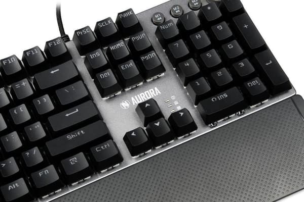 iBox Aurora K-3 tangentbord USB QWERTY Silver