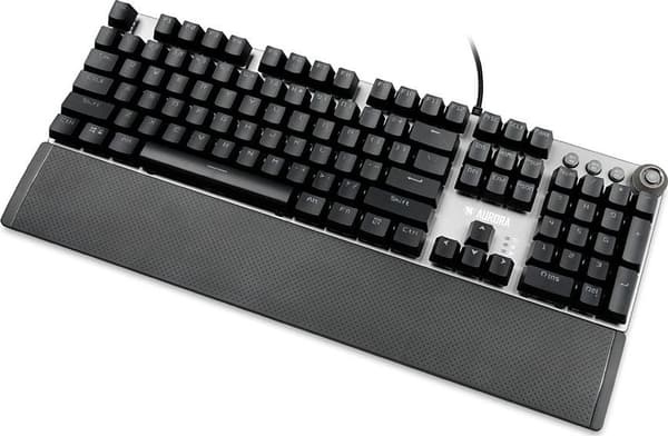 iBox Aurora K-3 tangentbord USB QWERTY Silver