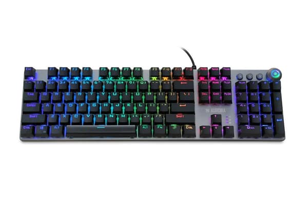 iBox Aurora K-4 tangentbord USB QWERTY Svart