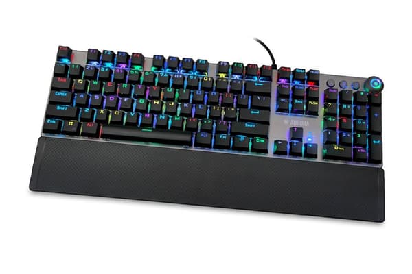 iBox Aurora K-4 tangentbord USB QWERTY Svart