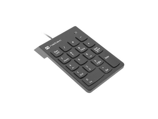 NATEC NUMERISK TASTATUR GOBY 2 USB SORT