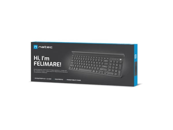 NATEC TRÅDLÖST TANGENTBORD FELIMARE US SLIM