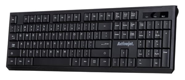 Activejet trådløst tastatur K-3911W, batteridrevet 1x 1,5V AAA