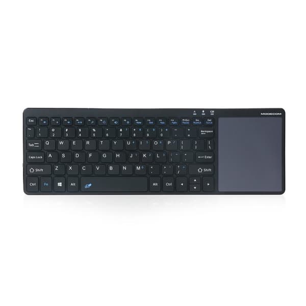 Modecom MC-TPK1 -näppäimistö, langaton, RF-liitäntä, QWERTY, englanti, musta