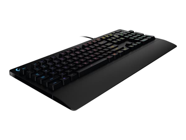 Logitech G G213 Prodigy, Täysikokoinen (100 %), Langallinen, USB, QWERTY, RGB LED, Musta