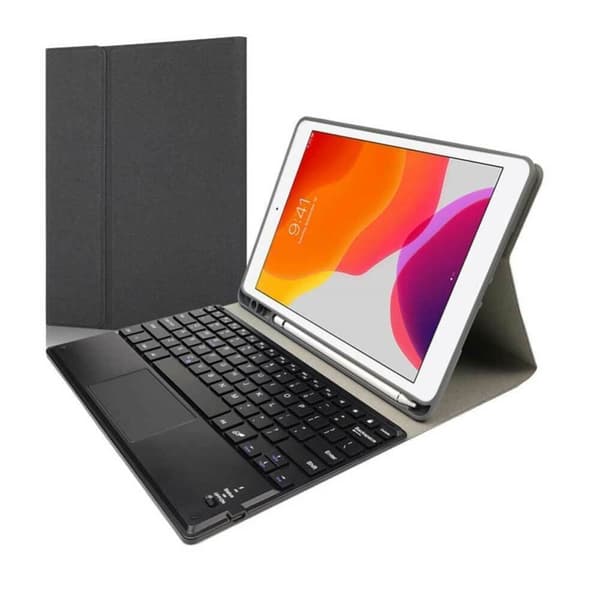 Kääntökansi ja Bluetooth näppäimistö Royal bailey RK11C för iPad pro11 (2018/2020)-musta