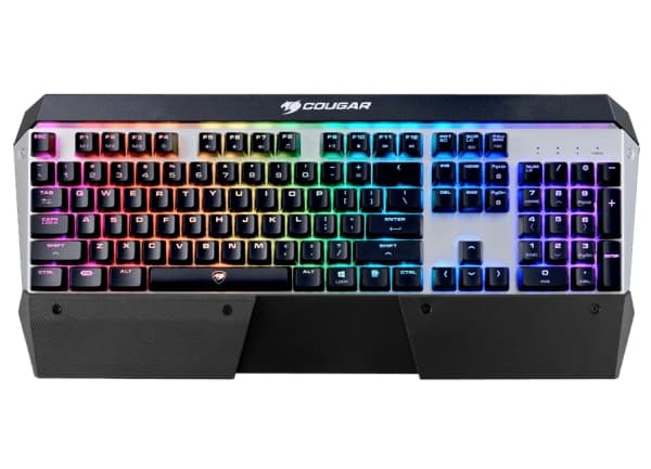 COUGAR Gaming 37ATRM1MB.1021, Fullstor (100 %), Kabel, USB, Mekaniska tangentbrytare, QWERTY, Gjuten aluminium, Svart Gjuten aluminium, Svart