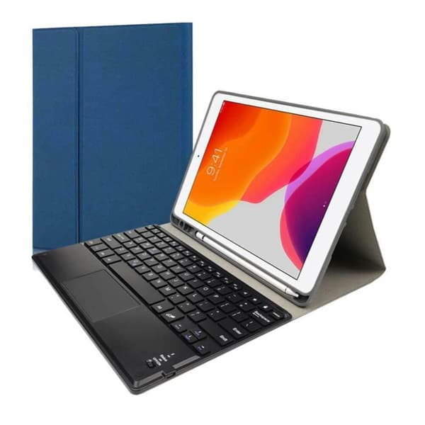 Kääntökansi ja Bluetooth näppäimistö Royal bailey RK11C för iPad pro11 (2018/2020)-sininen