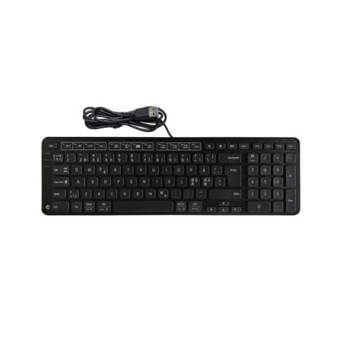 Tangentbord CONTOUR Balance Kabel PN Svart