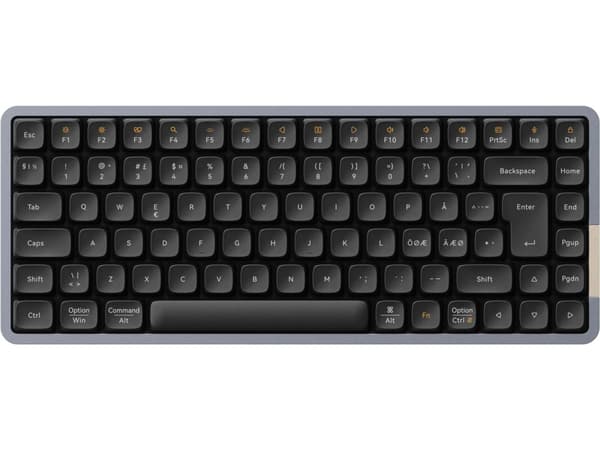 Lofree Flow84 Mechanical Low Profile Keyboard, Tactile Kailh Phantom Switches, Black