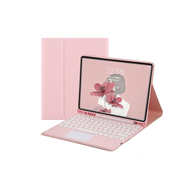 Kääntökansi ja Bluetooth näppäimistö Royal bailey TY12C för iPad 10.2(2021/2020/2019)/iPad Air 10.5/iPad Pro10.5