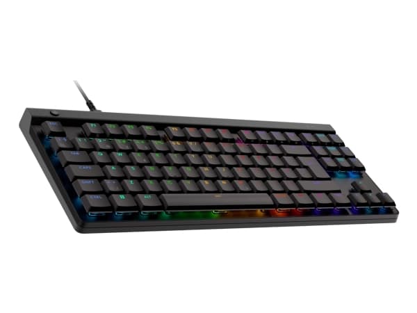 Logitech G G515 - Tangentbord - TKL - bakgrundsbelyst - USB - QWERTY - nordiskt (danska/finska/norska/svenska) - tangentbrytare: GL Tactile - svart