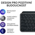 Miniatyrbild 4 av 4: Logitech MX Keys S Grafit - CZ/SK