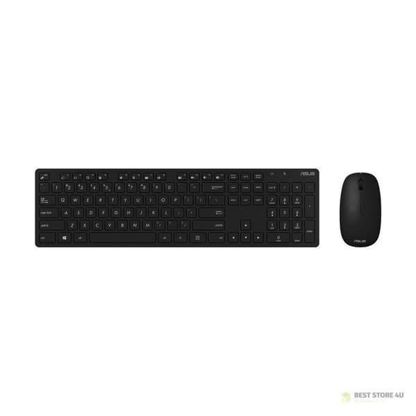 Asus W5000 | Tastatur- og musesæt | Trådløs | USA | Sort