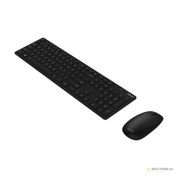 Asus W5000 | Tastatur- og musesæt | Trådløs | USA | Sort