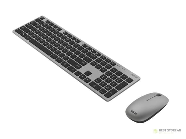 Asus W5000 | Tangentbord och mus-set | Trådlöst | USA | Grå