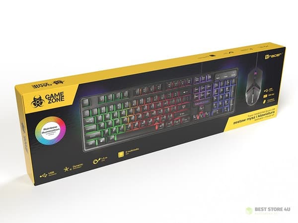 GAMEZONE BOOST USB-mus og tastatursæt