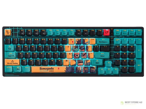 A4TECH BLOODY AT98 RENEGADE USB mekanisk tastatur (Alpha Switches)