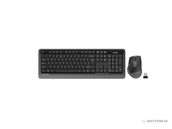 Tastatur + musesæt A4TECH FStyler 2.4G FG1035 RF NANO Grå
