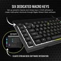 Miniatyrbild 4 av 4: Corsair datortangentbord - 15666435 - K55 RGB Pro USB QWERTY-tangentbord engelsk svart