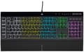 Miniatyrbild 1 av 4: Corsair datortangentbord - 15666435 - K55 RGB Pro USB QWERTY-tangentbord engelsk svart