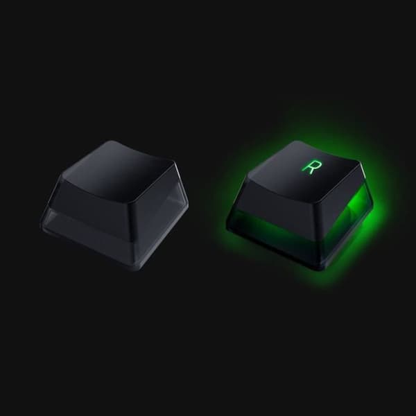 Keycap - Razer - Phantom - Genomskinlig - QWERTY - Chroma Bakgrundsbelyst
