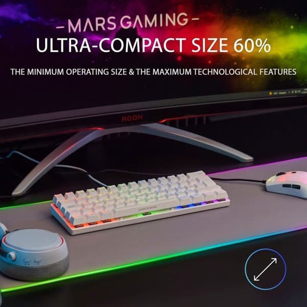 Marsgaming datortangentbord - MK60WBRUS