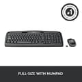 Miniatyrbild 6 av 6: Tangentbordsmusset - Trådlös - Logitech - MK330 - AZERTY - Svart