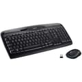 Miniatyrbild 1 av 6: Tangentbordsmusset - Trådlös - Logitech - MK330 - AZERTY - Svart