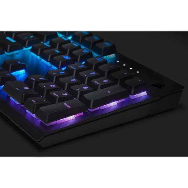 Corsair datortangentbord - CH-910D018-DE - K60 RGB Pro lågprofil USB QWERTZ tangentbord tysk svart