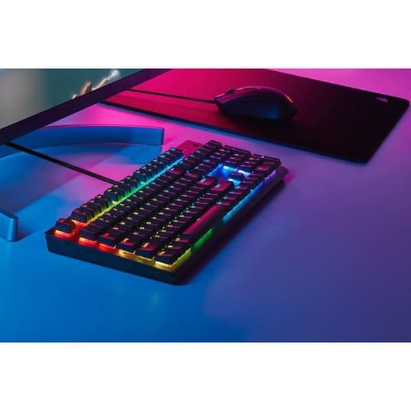 Corsair datortangentbord - CH-910D018-DE - K60 RGB Pro lågprofil USB QWERTZ tangentbord tysk svart