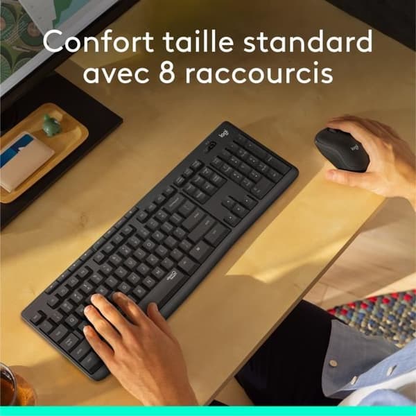 Tangentbordsmusset - Trådlös - Logitech - MK295 - AZERTY