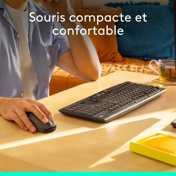 Tangentbordsmusset - Trådlös - Logitech - MK295 - AZERTY