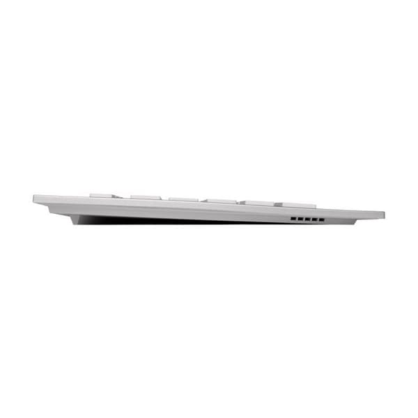 CHERRY DW 8000 trådlöst tangentbord och mus set - RF, 2,4 GHz - Vit och silver