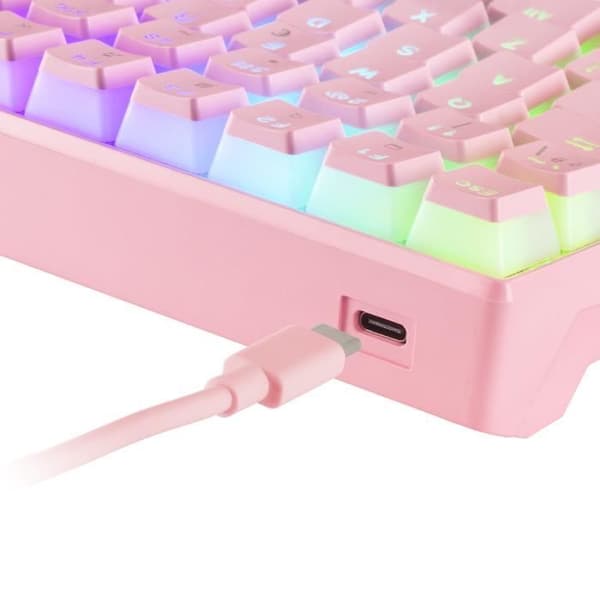 Kompakt mekaniskt tangentbord - Mars Gaming - MKULTRA - RGB 96% - Outemu SQ Red Switch - USB-C