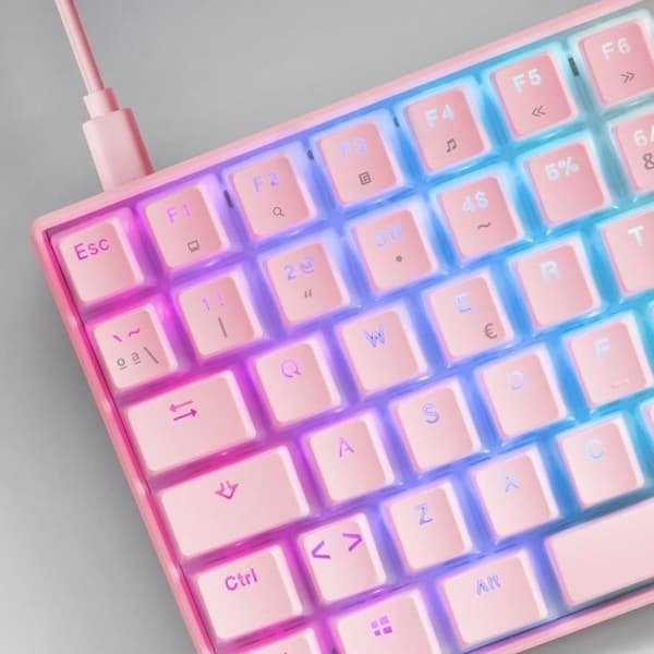 Kompakt mekaniskt tangentbord - Mars Gaming - MKULTRA - RGB 96% - Outemu SQ Red Switch - USB-C