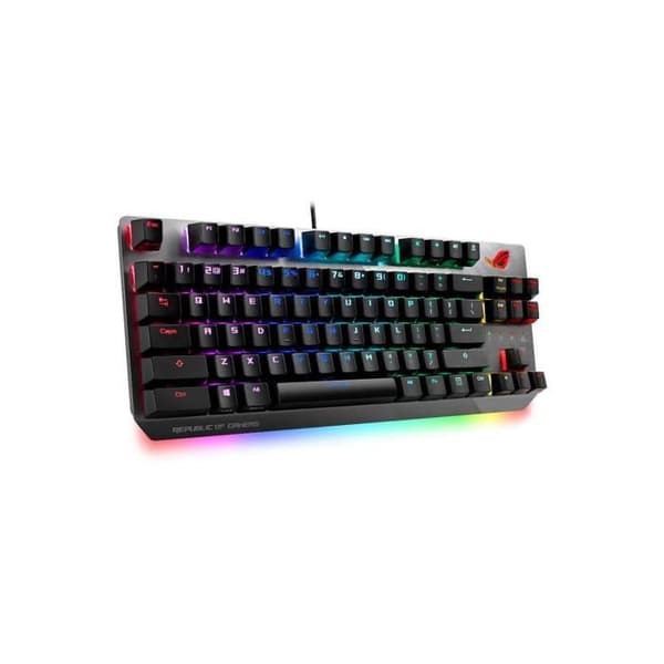 ASUS ROG Strix Scope TKL-speltangentbord - Mekaniskt - AZERTY - RGB-bakgrundsbelysning - 24 månaders garanti