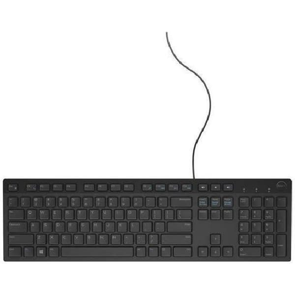 DELL KB216 Tangentbord - USB - AZERTY - Svart - Multimediatangenter