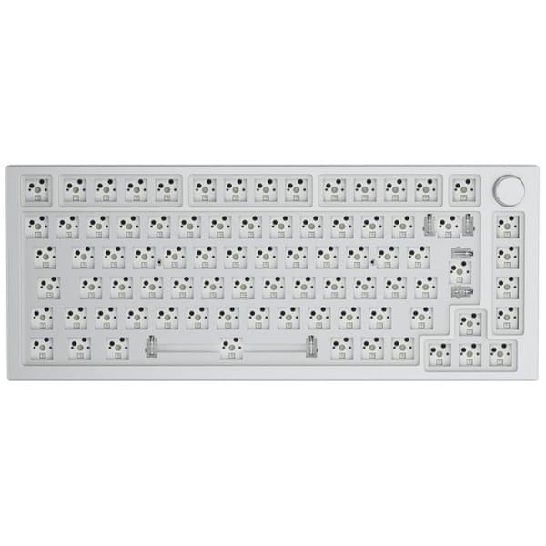 Glorious GMMK Pro ISO (Vit) - Kompakt TKL mekaniskt tangentbord att anpassa för spelare - utan strömbrytare eller tangenter - bakgrundsbelysning