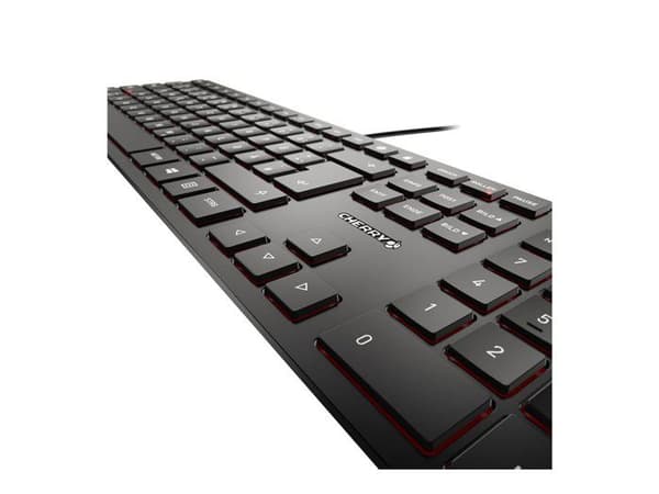 CHERRY KC 6000 Tunt tangentbord - USB - Frankrike - Svart