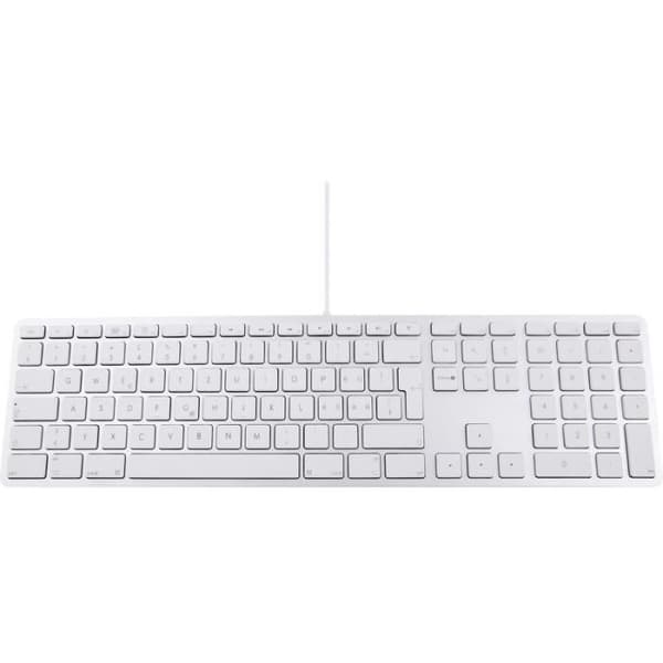 USB-tangentbord - LMP - KB-1243 - AZERTY - Aluminium - Numeriskt tangentbord