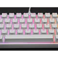 Miniatyrbild 4 av 6: Mekaniskt speltangentbord - CORSAIR - K65 RGB Mini 60% - Kompakt storlek - RGB - CHERRY MX Röd - Vit - (CH-9194110-FR)