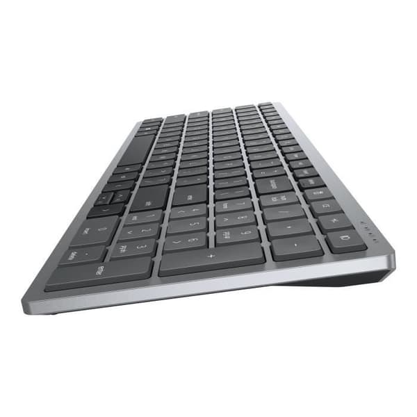 DELL KM7120W trådlöst tangentbord och musuppsättning - 2,4 GHz, Bluetooth 5.0 - Franska - Titan Grey